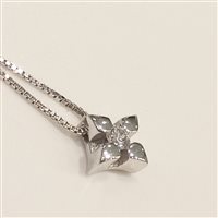 Collana Vidali Gioielli Donna in Oro bianco Diamante COOR-14-34 - COOR-14-34